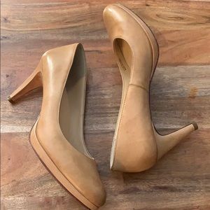Cole Haan Tan Leather Pump Heels